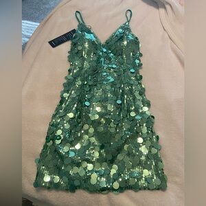 Sparkly Sequin Mini Dress